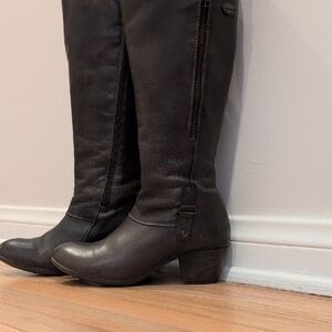 Eric Michael Acuastop Dark Brown Boots Fur Lining